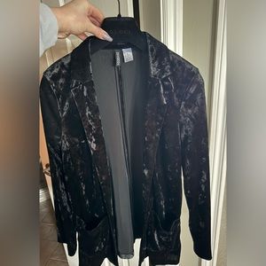 Velvet Blazer Oversized